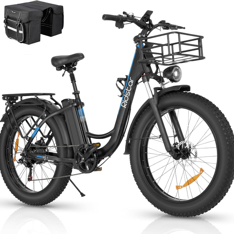 Ridstar MN26 750W Unfoldable Fat Tire Mountain Ebike